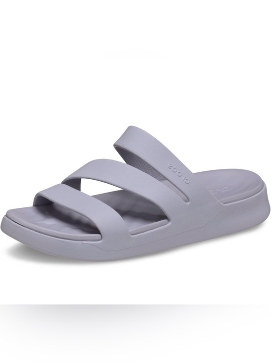 CROCS Shoes - CROCS Women's Triple-Strap Getaway Sandal - Lavender - Size 6
